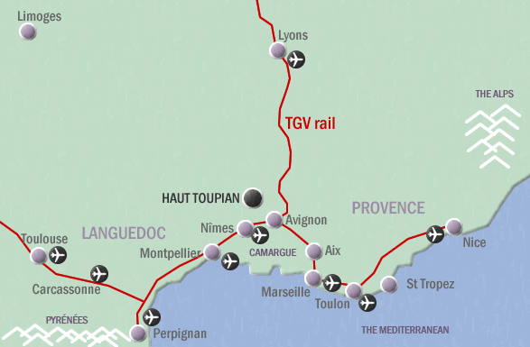 holiday rental in southern France